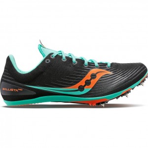 Saucony Ballista MD Ženske Tenisice Crne Tirkizne | HRVATSKA OUXMIY