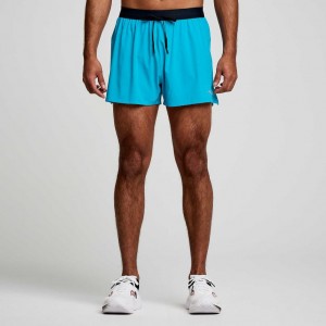 Saucony Outpace 3" Muške Kratke Hlače Tirkizne | HRVATSKA KLRJXZ