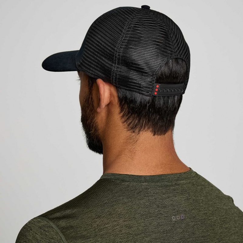 Saucony Adjustable Snap Back Muške Trucker Šilterica Crne | HRVATSKA ZOCTRD