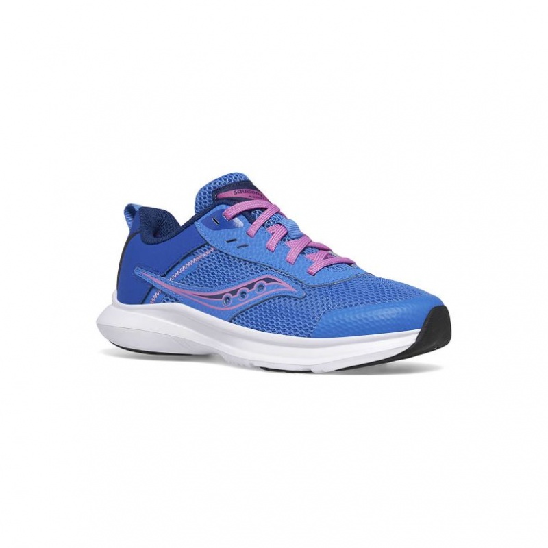 Saucony Axon 3 Big Dječje Tenisice Plave | HRVATSKA OBVPMZ