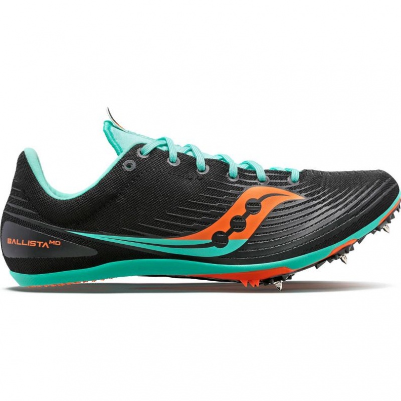 Saucony Ballista MD Ženske Tenisice Crne Tirkizne | HRVATSKA OUXMIY