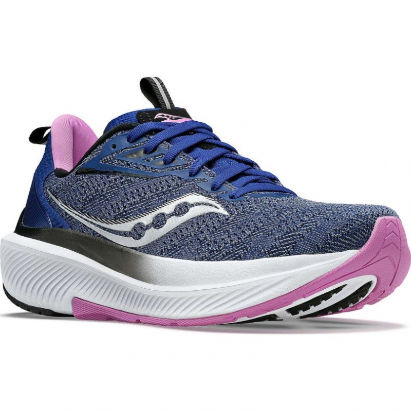 Saucony Echelon 9 Wide Ženske Tenisice Indigo | HRVATSKA EDHQTG