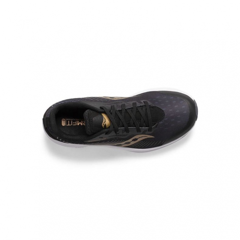 Saucony Endorphin KDZ Big Dječje Tenisice Crne Zlatne | HRVATSKA NDCTHY