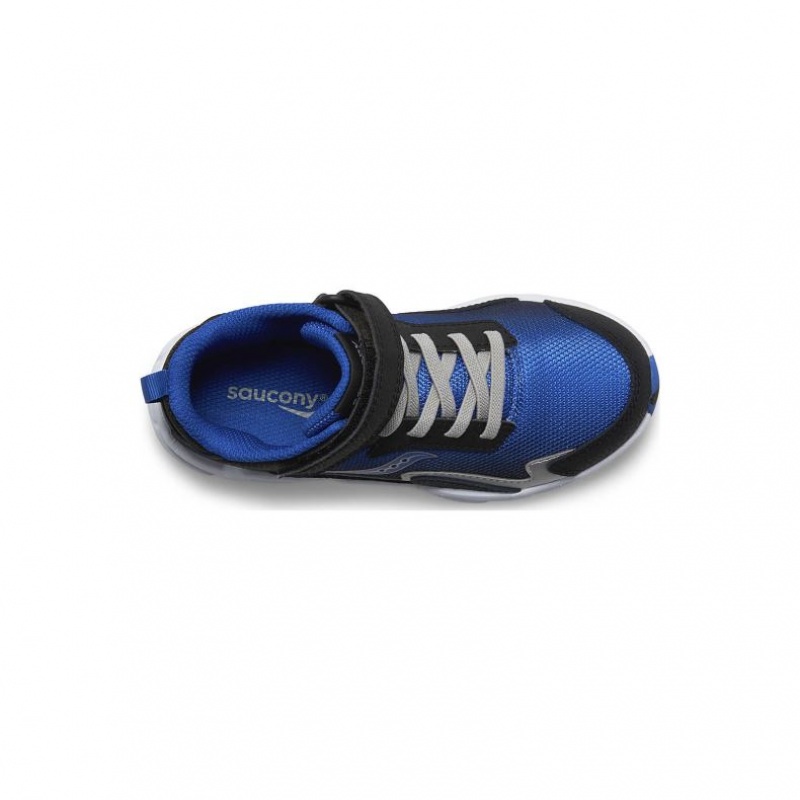 Saucony Flash Mid A/C Big Dječje Tenisice Crne Plave | HRVATSKA VPWGDN