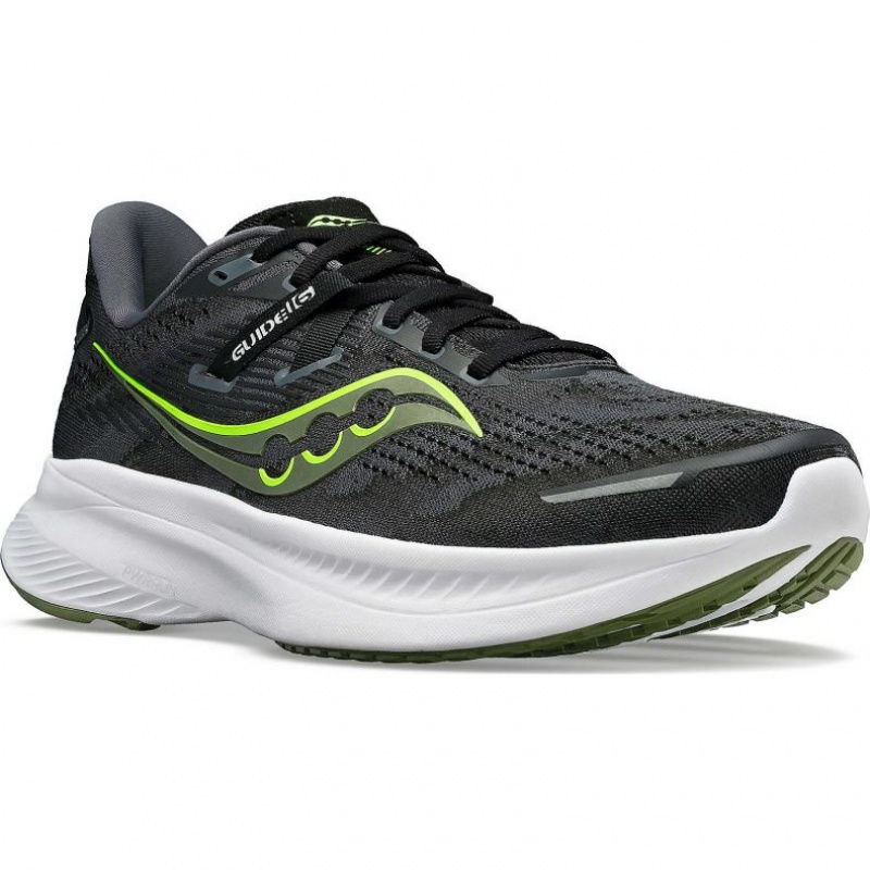 Saucony Guide 16 Muške Tenisice Crne | HRVATSKA PEWABH