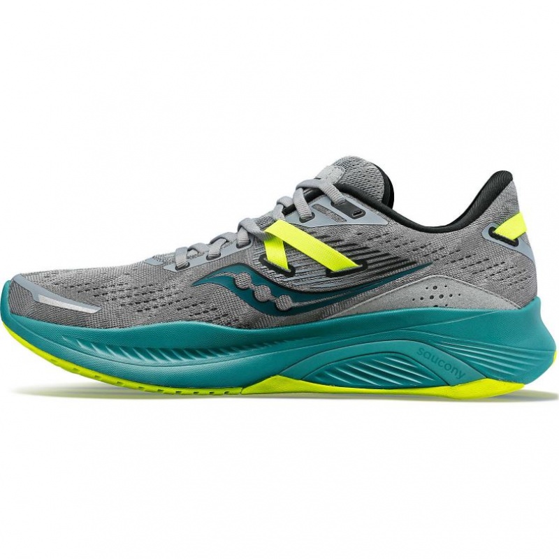Saucony Guide 16 Wide Muške Tenisice Sive Tirkizne | HRVATSKA RCUXHE