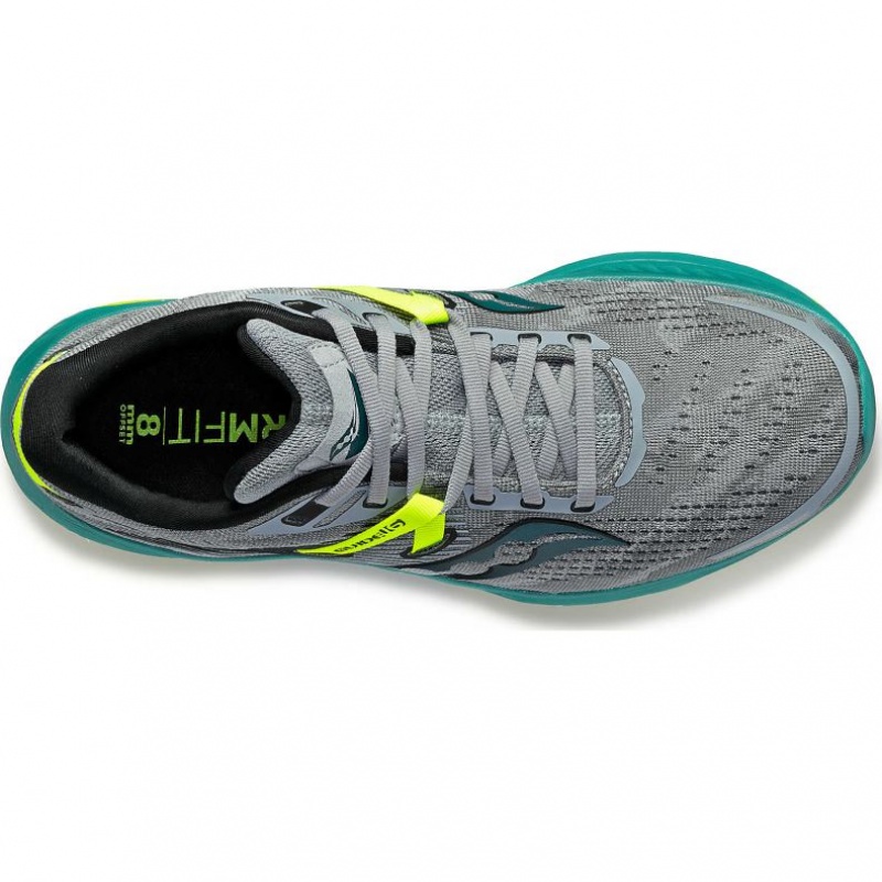 Saucony Guide 16 Wide Muške Tenisice Sive Tirkizne | HRVATSKA RCUXHE