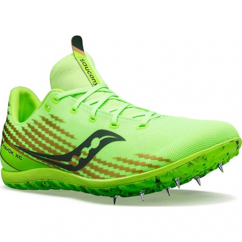 Saucony Havok XC 3 Flat Ženske Tenisice Zelene | HRVATSKA WVDOKU