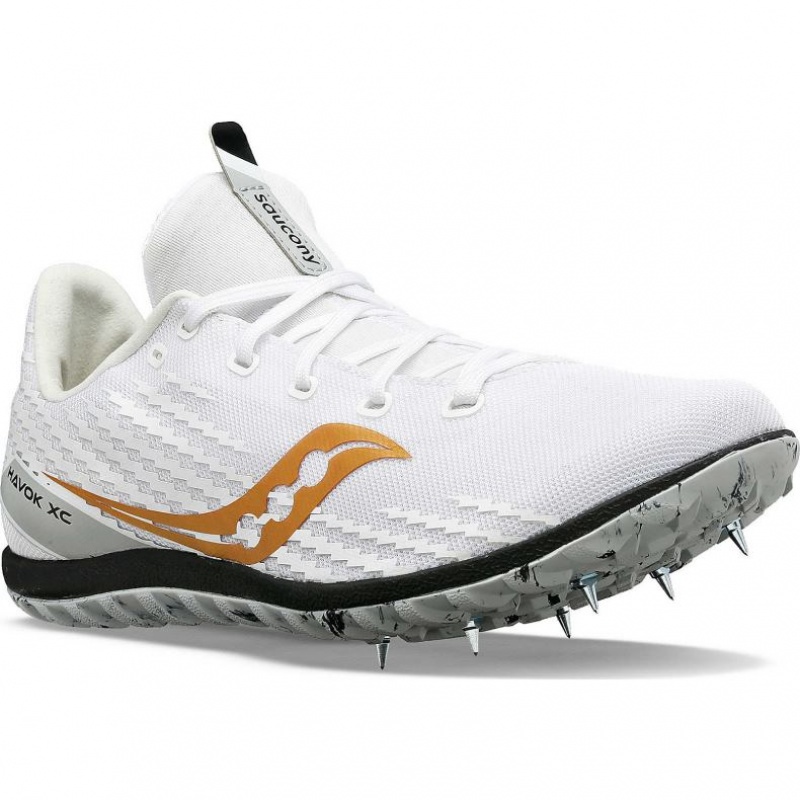 Saucony Havok XC 3 Muške Tenisice za Atletiku Bijele | HRVATSKA UVSQYH