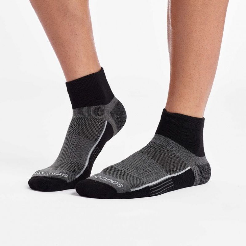 Saucony Inferno Quarter 3-Pack Muške Čarape Sive | HRVATSKA ILKPXM