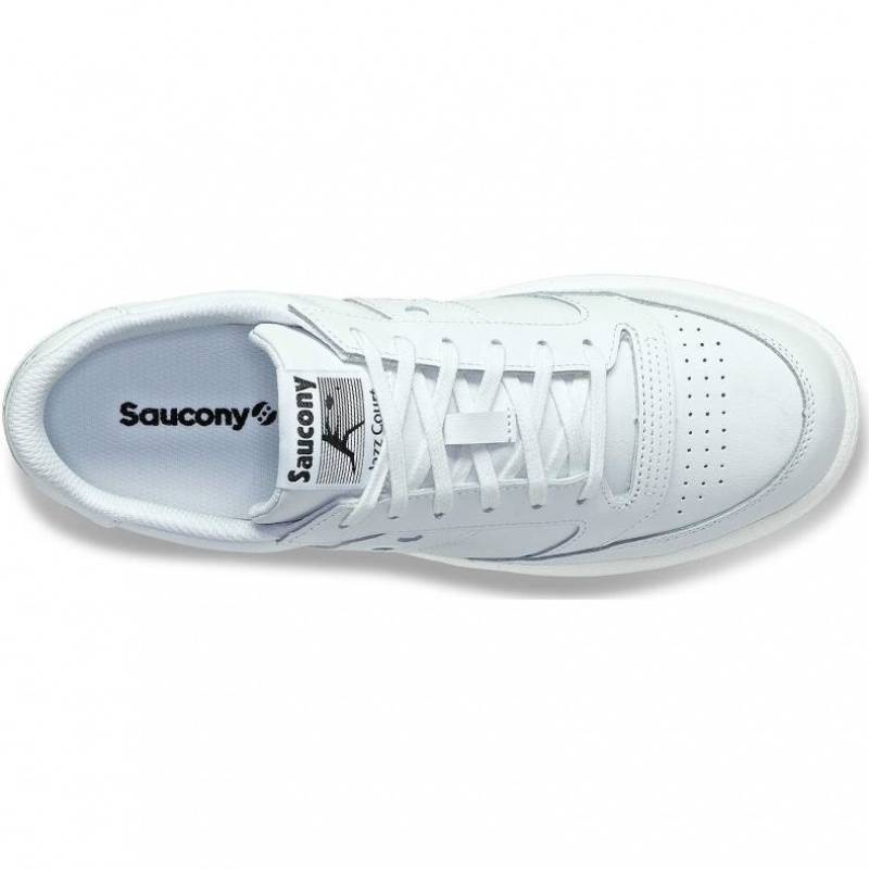Saucony Jazz Court PU Ženske Tenisice Bijele | HRVATSKA DQRNMI