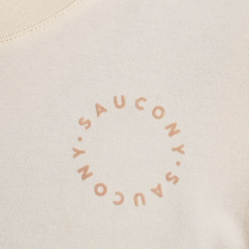 Saucony Recovery Boxy Ženske Majica Bijele | HRVATSKA JXUPFK