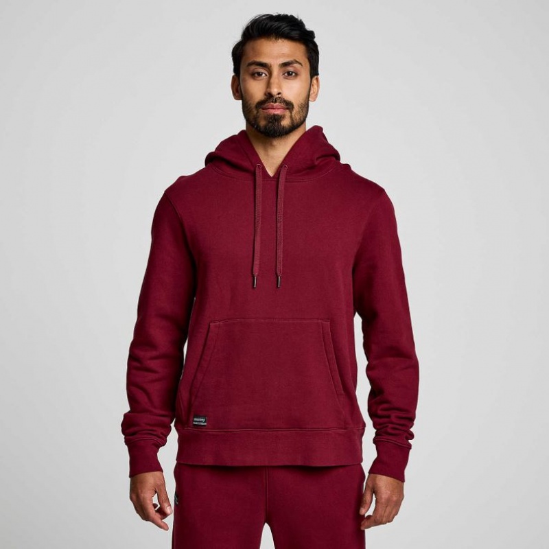 Saucony Recovery Muške Majica s Kapuljačom Crvene | HRVATSKA JUMXHW
