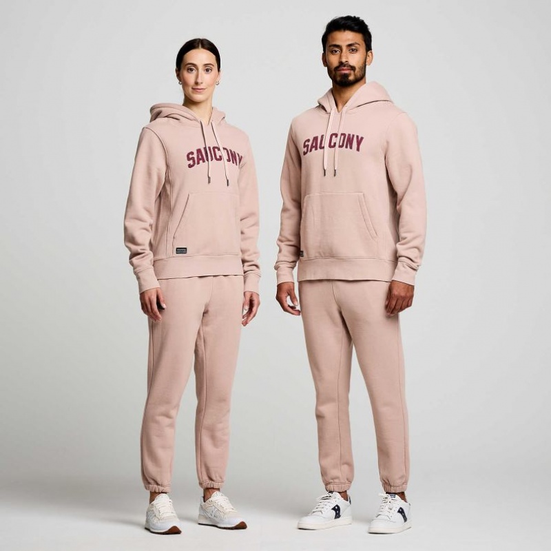 Saucony Recovery Muške Majica s Kapuljačom Roze | HRVATSKA WMVLBD