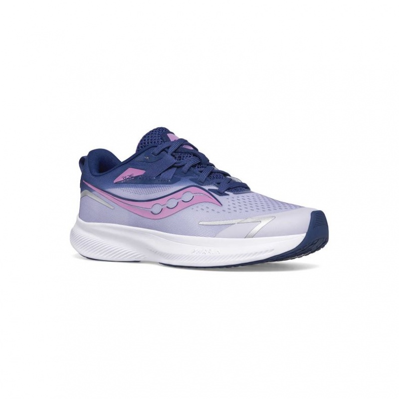Saucony Ride 15 Big Dječje Tenisice Ljubičaste Indigo | HRVATSKA ZBIXMH