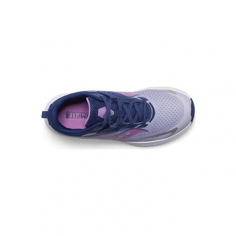 Saucony Ride 15 Big Dječje Tenisice Ljubičaste Indigo | HRVATSKA ZBIXMH