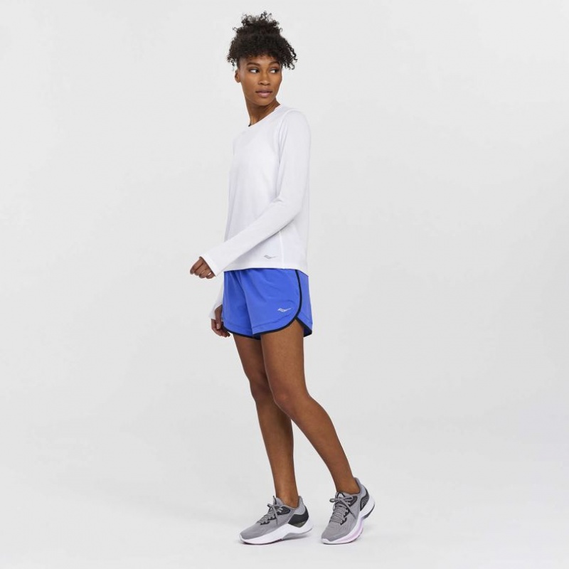 Saucony Stopwatch Long Sleeve Ženske Majica Bijele | HRVATSKA XKTWJV