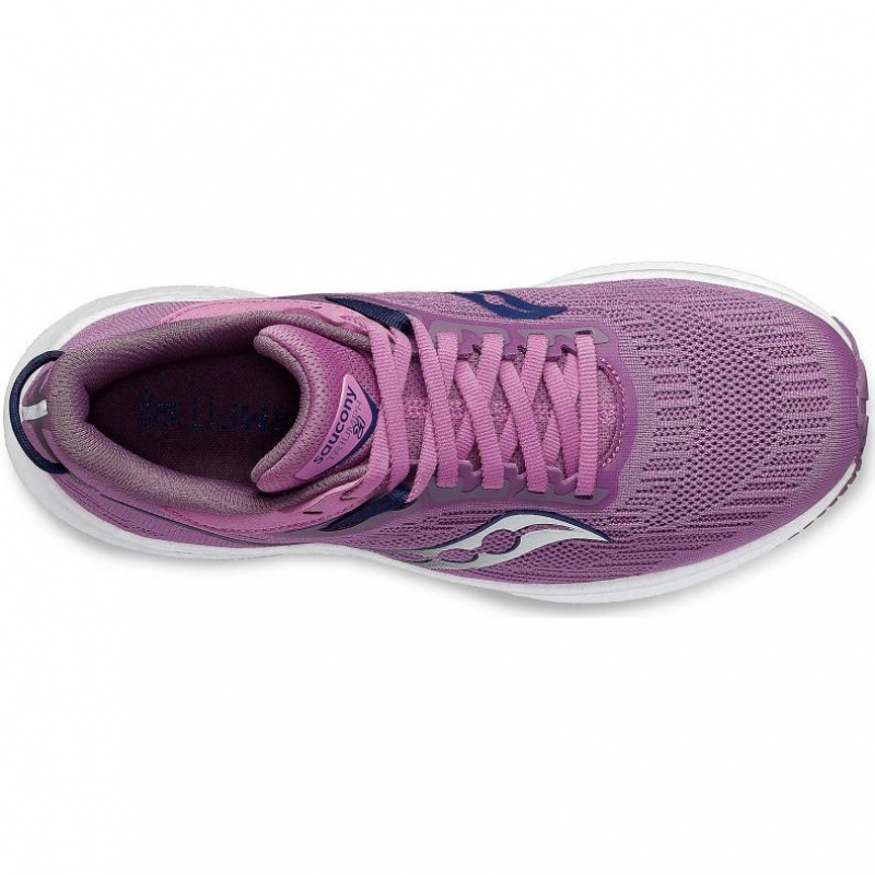 Saucony Triumph 21 Ženske Tenisice Ljubičaste | HRVATSKA ZXTFMK