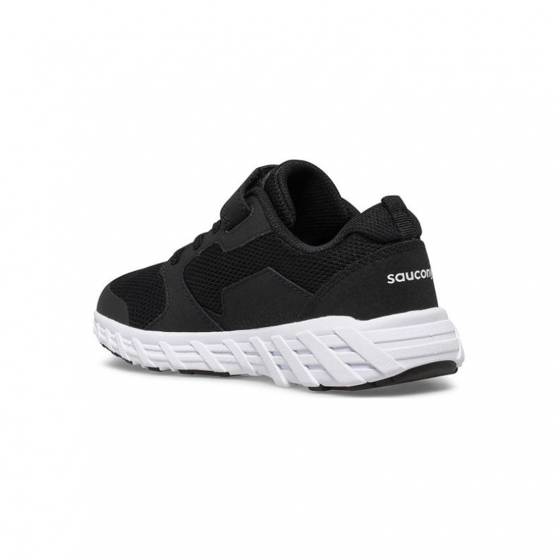 Saucony Wind 2.0 A/C Big Dječje Tenisice Crne | HRVATSKA NQGTCV