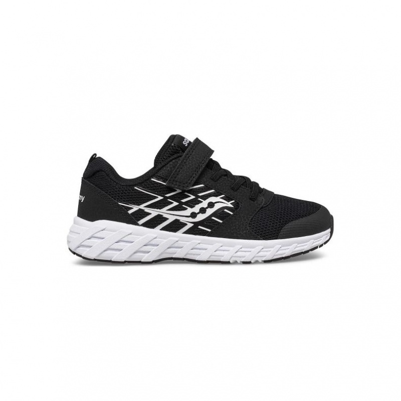 Saucony Wind 2.0 A/C Big Dječje Tenisice Crne | HRVATSKA NQGTCV