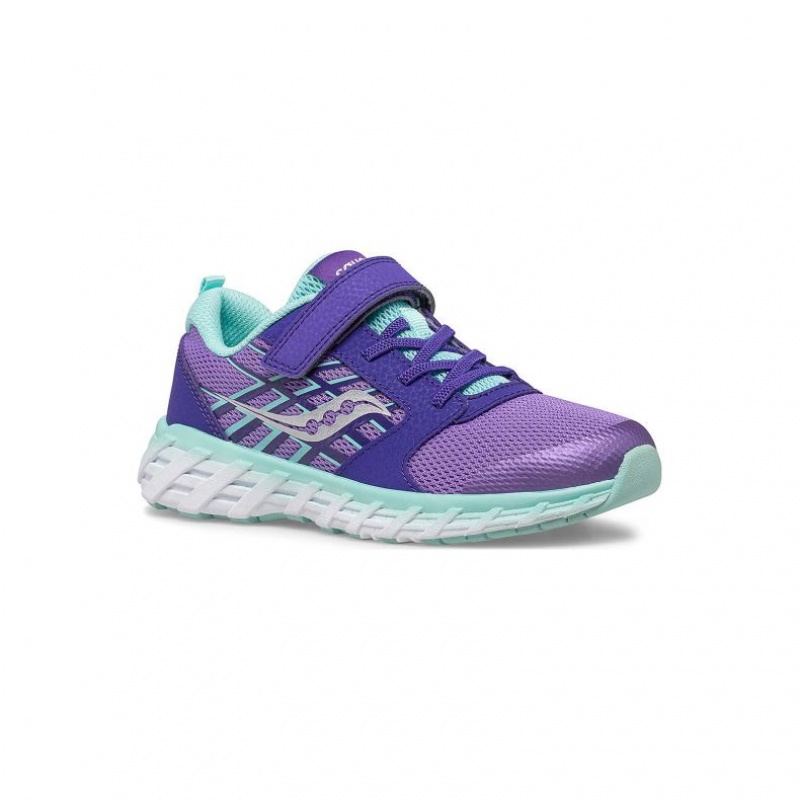 Saucony Wind 2.0 A/C Big Dječje Tenisice Ljubičaste | HRVATSKA WDHSQY