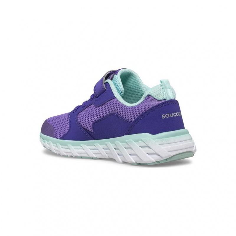 Saucony Wind 2.0 A/C Big Dječje Tenisice Ljubičaste | HRVATSKA WDHSQY