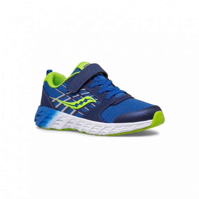Saucony Wind 2.0 A/C Big Dječje Tenisice Plave | HRVATSKA XOBQCT