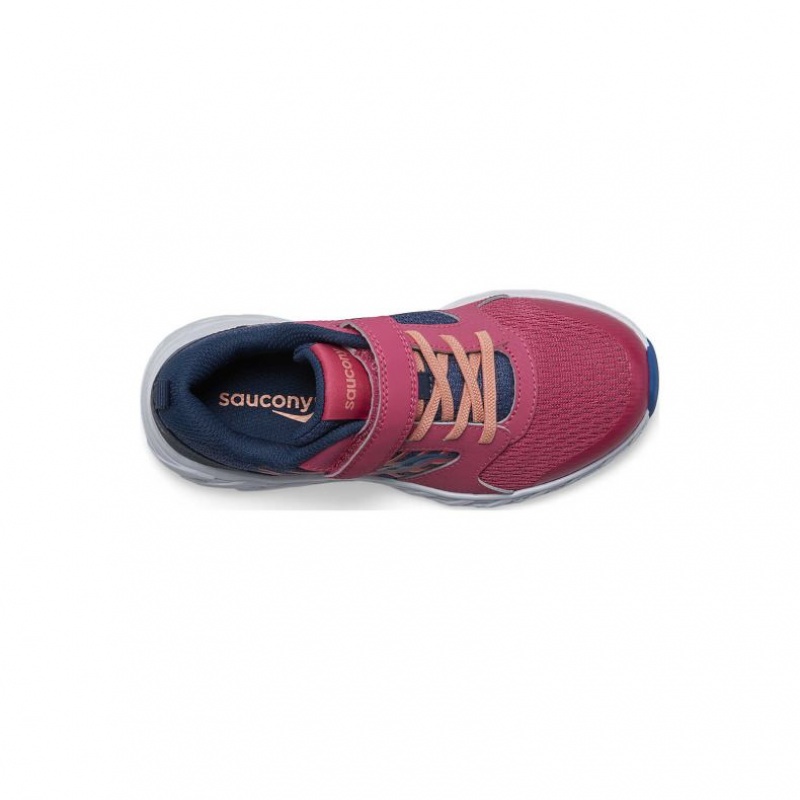 Saucony Wind 2.0 A/C Big Dječje Tenisice Tamnoplave Crvene | HRVATSKA XVQZBA