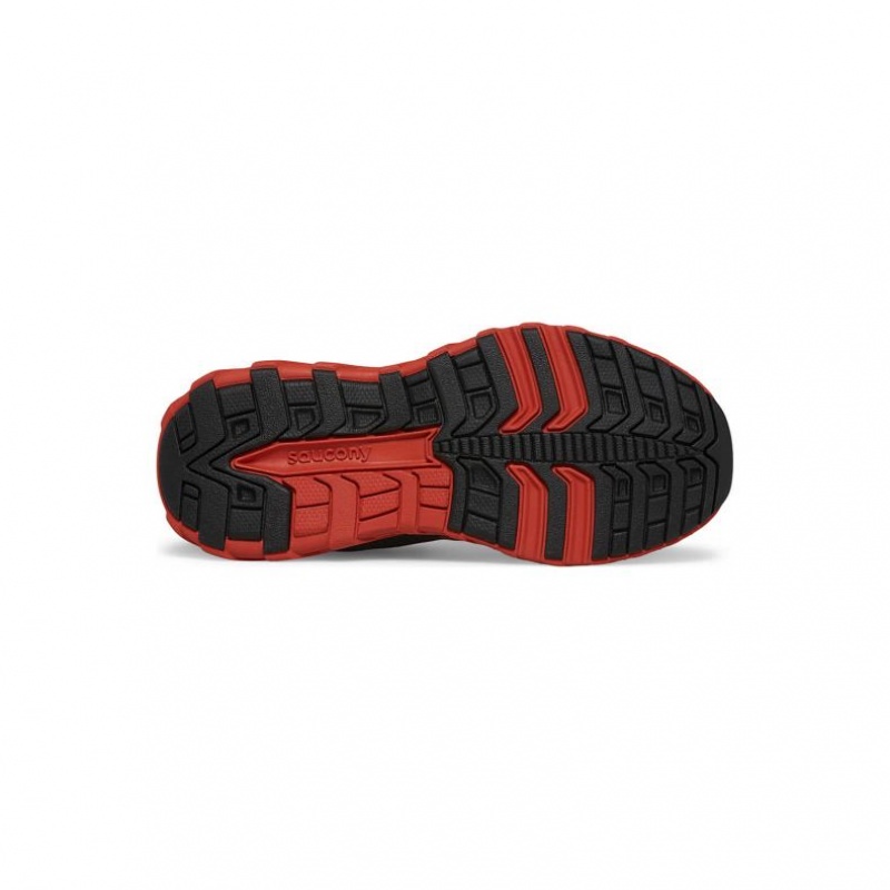 Saucony Wind 2.0 Lace Big Dječje Tenisice Crne Crvene | HRVATSKA LZRWVE